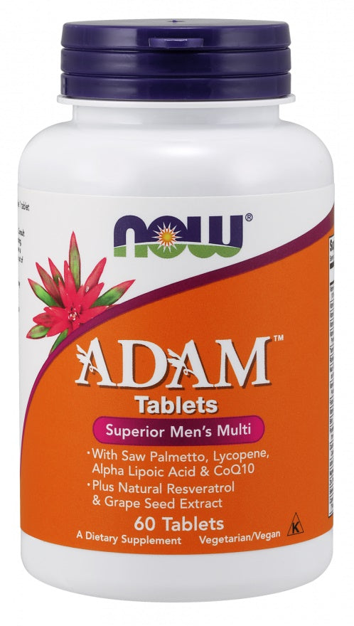NOW Foods ADAM multivitamiin meestele – 60 tabletti