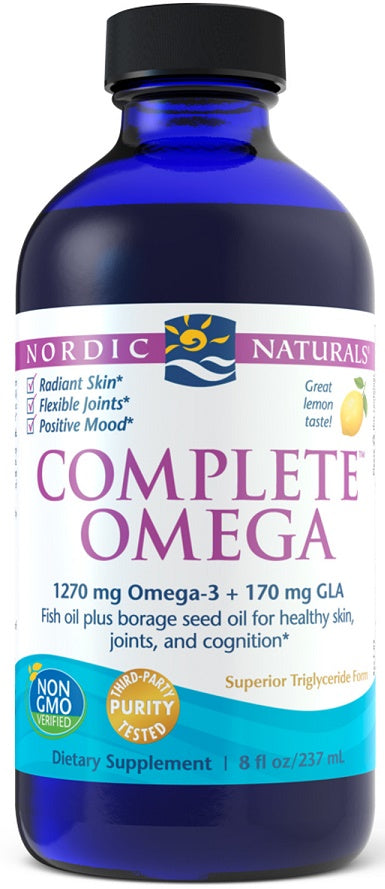 Nordic Naturals Complete Omega, 1270 mg, sidrunimaitseline – 237 ml.