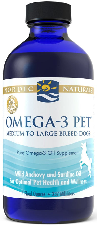 Nordic Naturals Omega-3 lemmikloomadele – 237 ml.