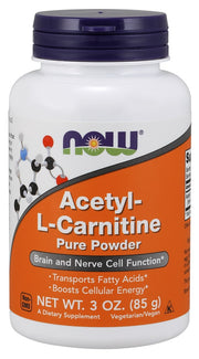 NOW Foods atsetüül-L-karnitiin, puhas pulber – 85 g