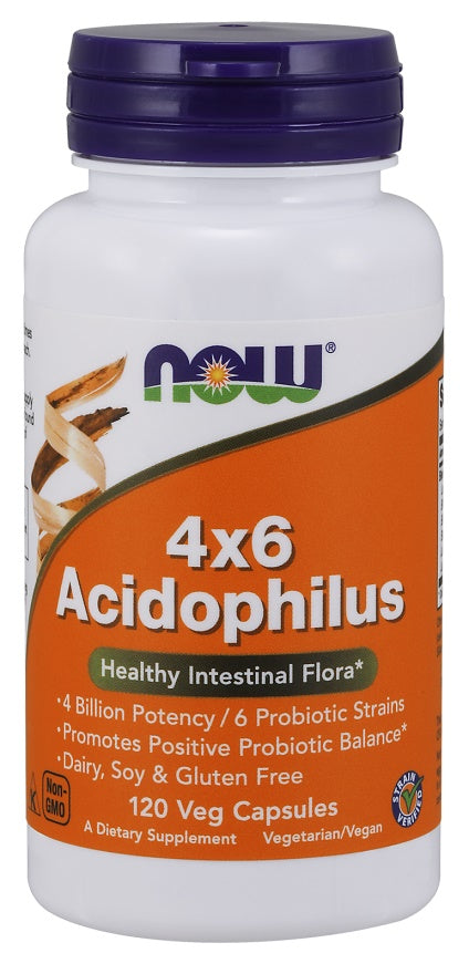 NOW Foods Acidophilus 4x6 – 120 kapslit