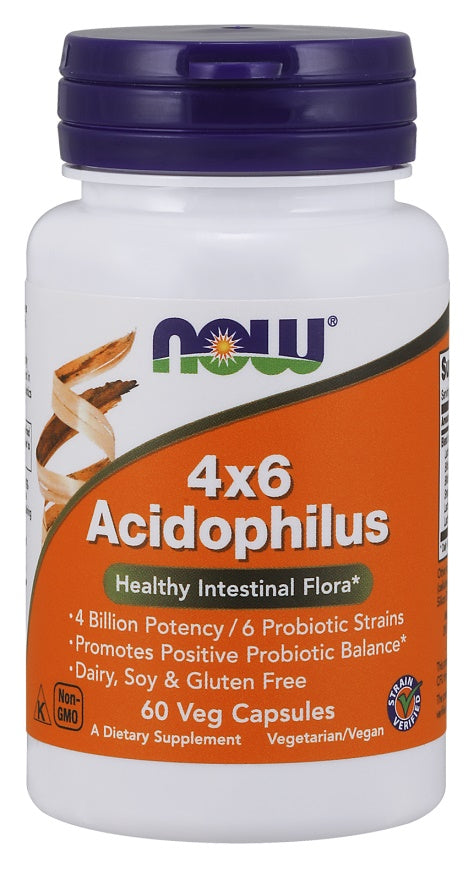 NOW Foods Acidophilus 4X6 – 60 kapslit