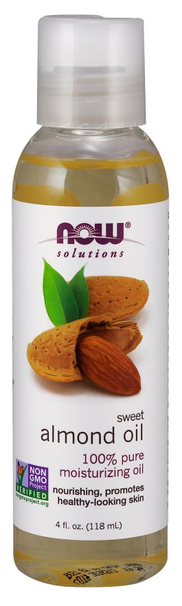 NOW Foods mandliõli, puhas - 118 ml.