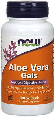 NOW Foods aaloe geelid – 100 kapslit