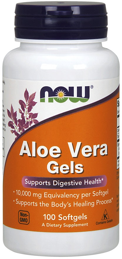 NOW Foods aaloe geelid – 100 kapslit