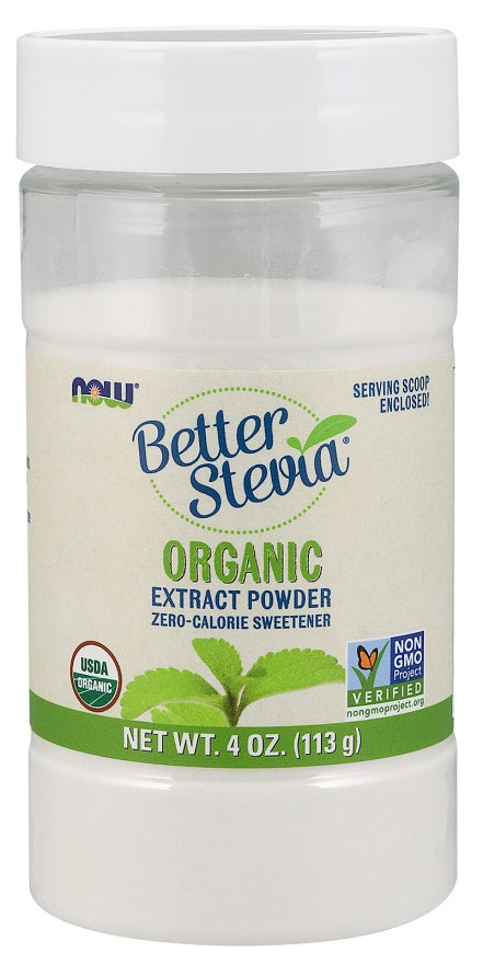 NOW Foods Better Stevia ekstraktipulber – 113 g