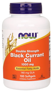 NOW Foods Mustasõstraõli, 1000 mg – 100 kapslit
