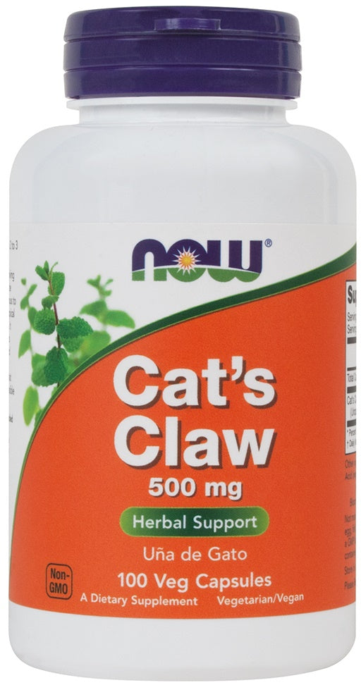 NOW Foods kassikäpp, 500 mg – 100 kapslit