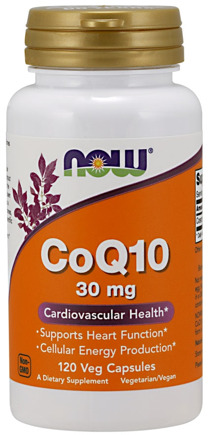 NOW Foods CoQ10, 30 mg – 120 kapslit