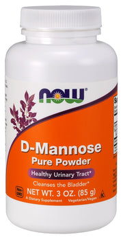 NOW Foods D-mannoos, puhas pulber – 85 g