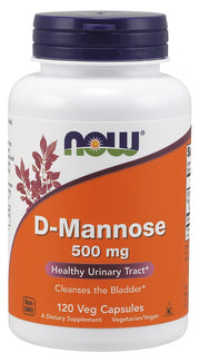 NOW Foods D-mannoos, 500 mg – 120 kapslit