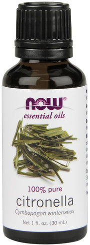 NOW Foods eeterlik õli, sidrunheinaõli – 30 ml.