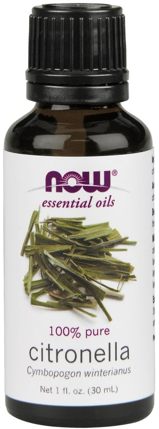 NOW Foods eeterlik õli, sidrunheinaõli – 30 ml.