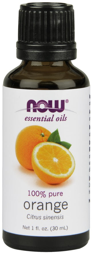 NOW Foods eeterlik õli, puhas apelsiniõli – 30 ml.