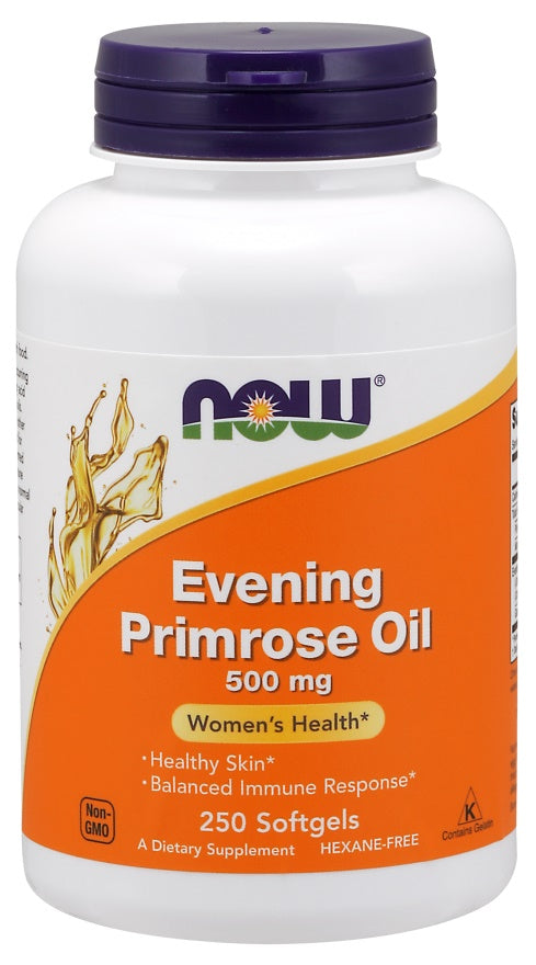 Produkto nuotrauka: NOW Foods Evening Primrose Oil, 500mg - 250 minkštųjų kapsulių