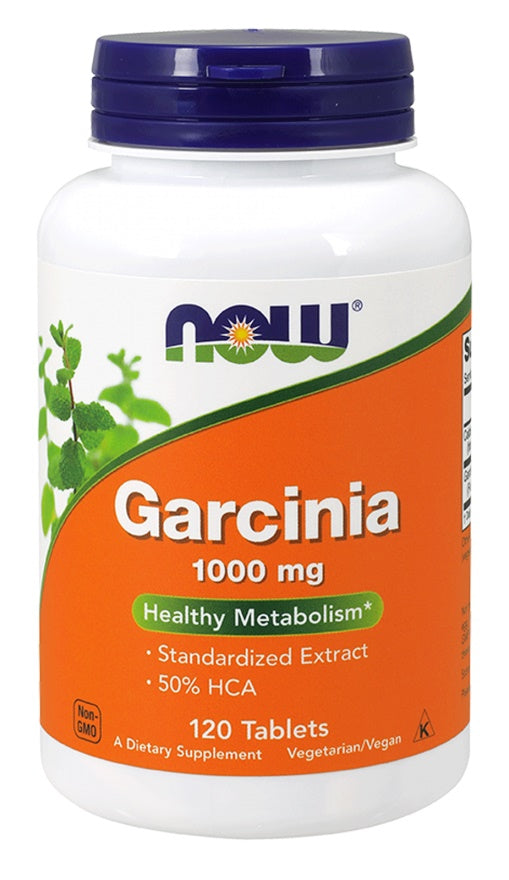 NOW Foods Garcinia, 1000 mg – 120 tabletti