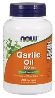 NOW Foods küüslauguõli, 1500 mg – 250 kapslit