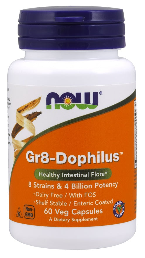 NOW Foods Gr8-Dophilus – 60 kapslit