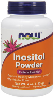 NOW Foods inositoolipulber – 113 g