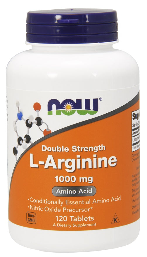 NOW Foods L-arginiin, 1000 mg – 120 tabletti