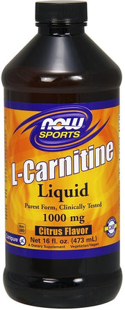 NOW Foods vedel L-karnitiin, 1000 mg, Tropical Punch – 473 ml.