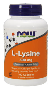 NOW Foods L-lüsiin, 500 mg - 100 kapslit