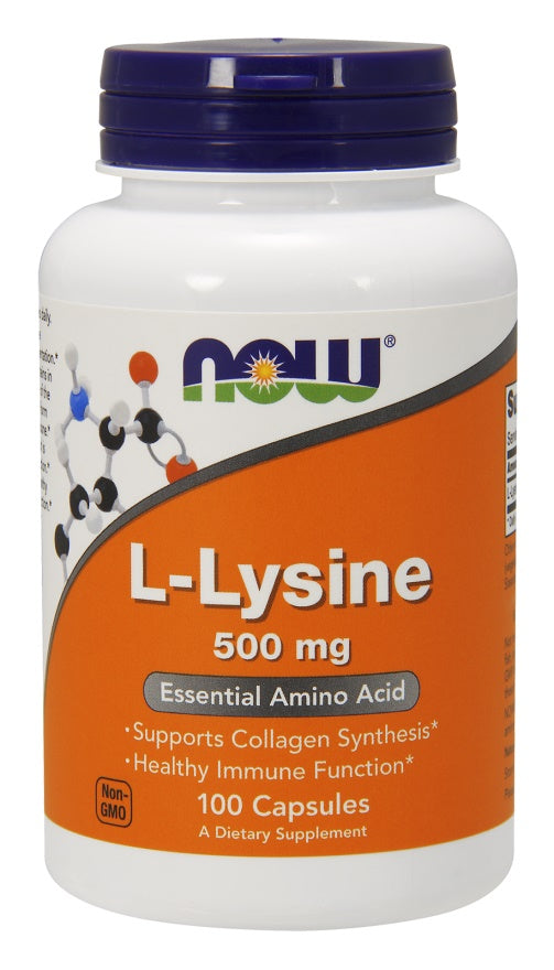 NOW Foods L-lüsiin, 500 mg - 100 kapslit