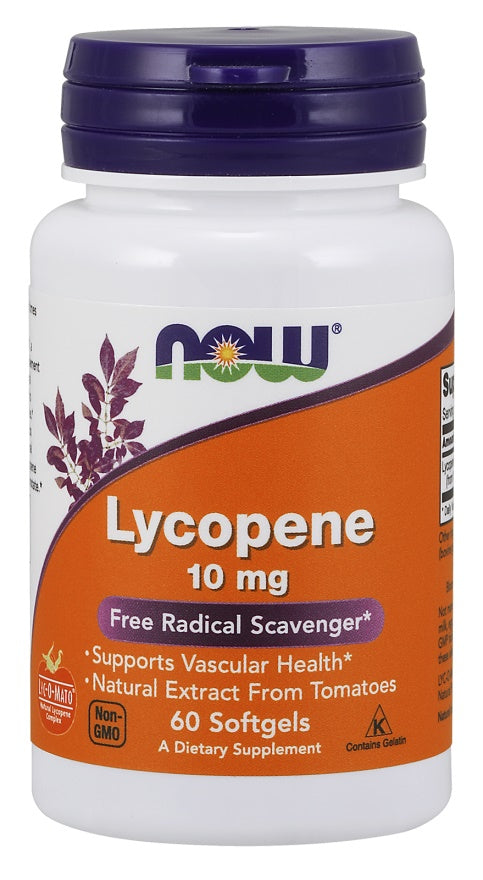 NOW Foods lükopeen, 10 mg – 60 kapslit
