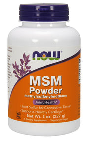 NOW Foods MSM metüülsulfonüülmetaan, pulber – 227 g