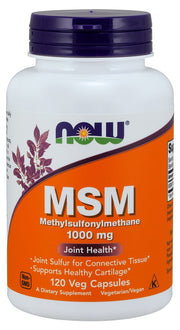 NOW Foods MSM metüülsulfonüülmetaan, 1000 mg - 120 kapslit