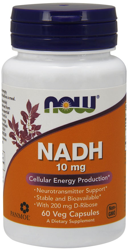 NOW Foods NADH, 10 mg – 60 kapslit