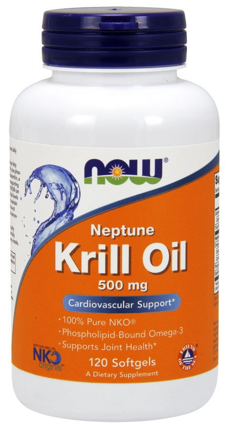 NOW Foods Krilliõli, 500 mg – 120 kapslit