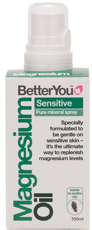 BetterYou magneesiumiõli sprei tundlikule nahale - 100 ml.