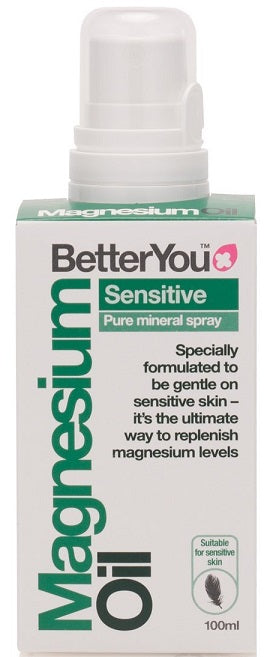 BetterYou magneesiumiõli sprei tundlikule nahale - 100 ml.