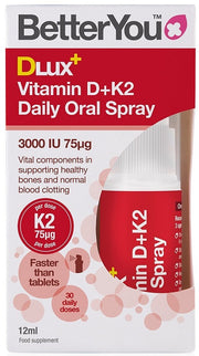 BetterYou DLux+ D+K2-vitamiini suukaudne sprei - 12 ml.