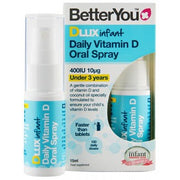 BetterYou DLux D-vitamiini suusprei beebidele igapäevaseks kasutamiseks – 15 ml.