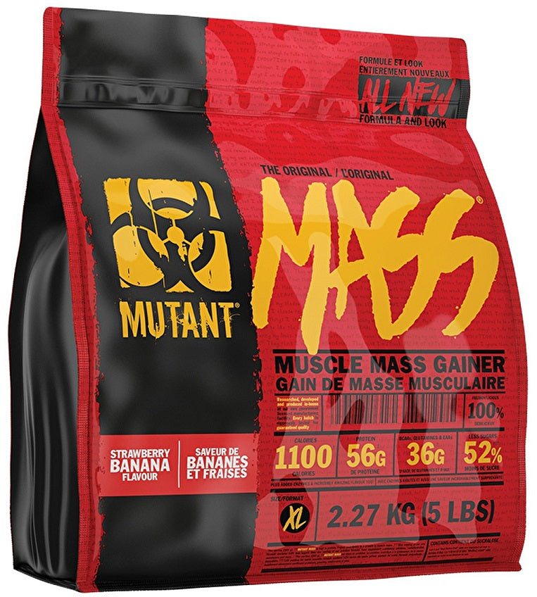 Mutant Mutant Mass, maasika-banaani maitseline – 2270 g
