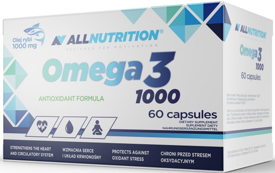 Allnutrition Omega 3, 1000 mg – 60 kapslit