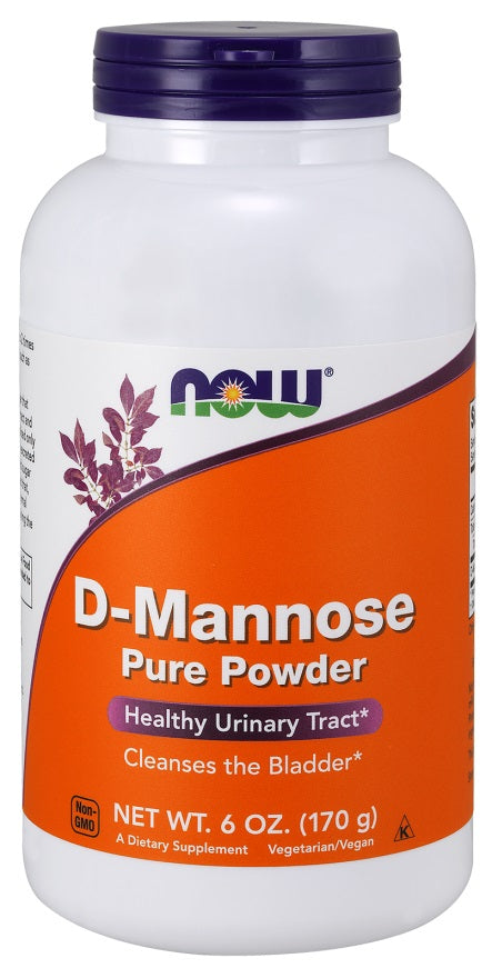 NOW Foods D-mannoos, puhas pulber – 170 g