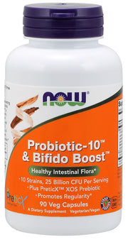 NOW Foods Probiootikum-10 ja Bifido Boost – 90 kapslit