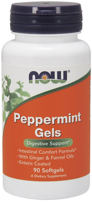 NOW Foods piparmündigeelid – 90 kapslit