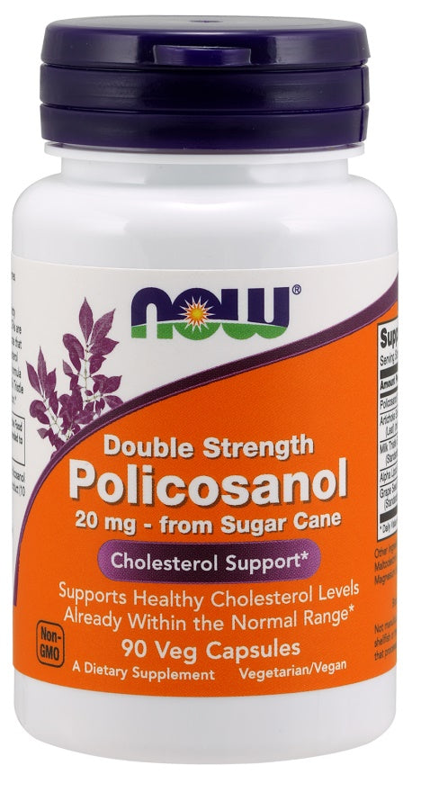 NOW Foods polikosanool, 20 mg – 90 kapslit