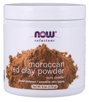 NOW Foods Maroko punase savi pulber - 170 g