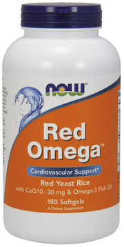 NOW Foods Red Omega (punane pärmiriis) – 180 kapslit