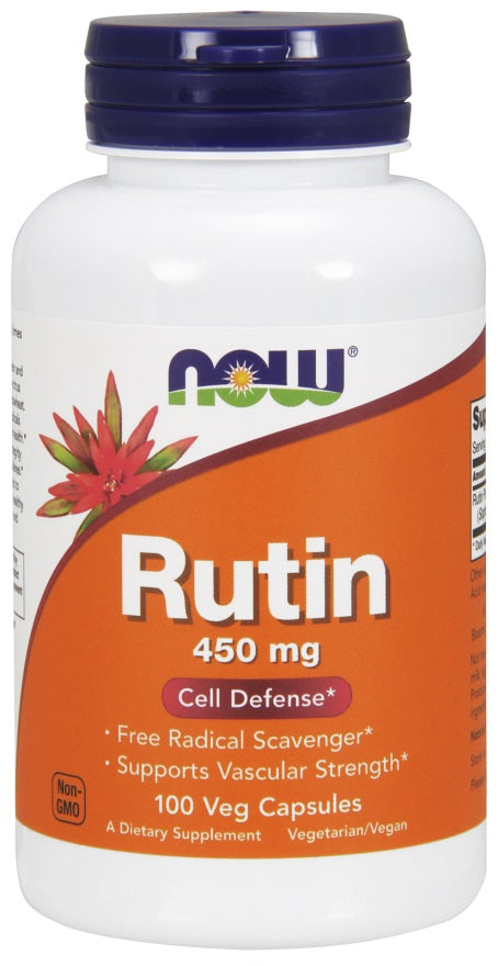 NOW Foods Rutin, 450 mg – 100 kapslit
