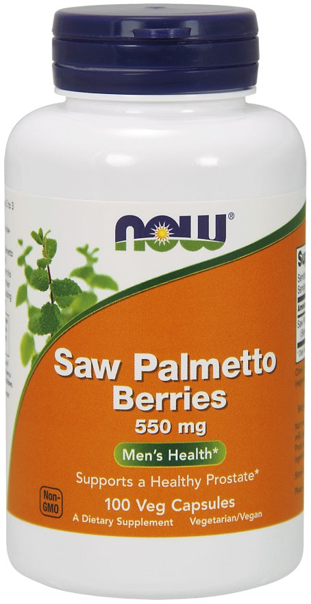 NOW Foods Sabalpalmi marjapuudus, 550 mg – 100 kapslit