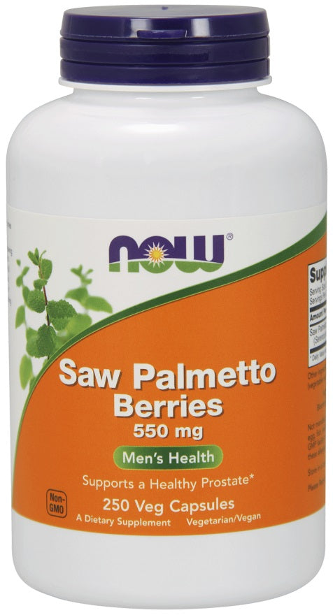 NOW Foods Saw Palmetto, 550 mg – 250 kapslit