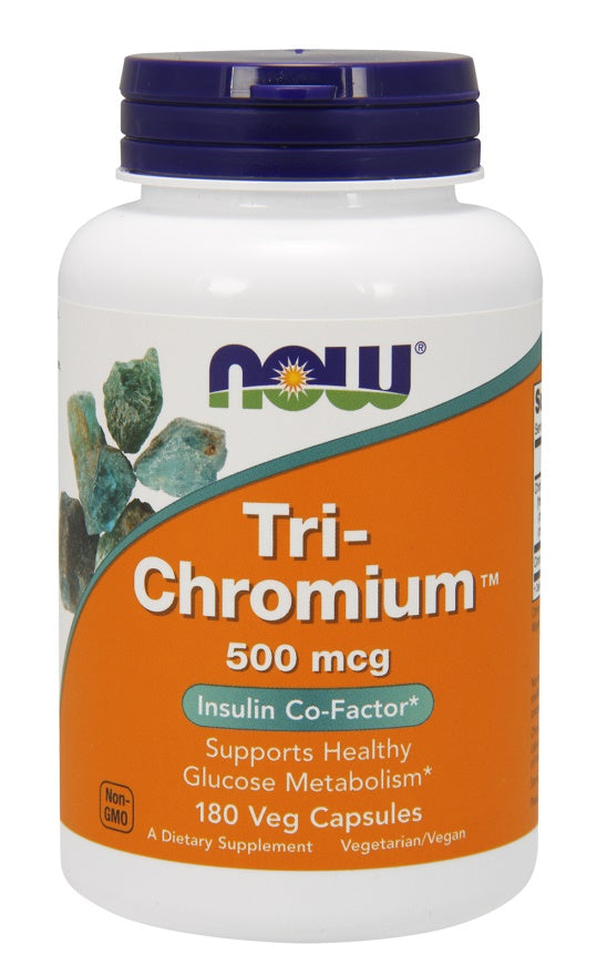 NOW Foods Trichroma, 500 mcg – 180 kapslit