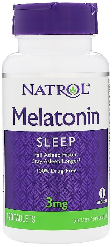 Natrol melatoniin, 3 mg - 120 tabletti