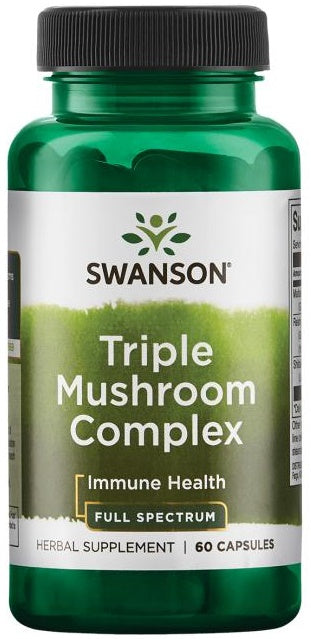 Swanson Triple Mushroom Complex – 60 kapslit